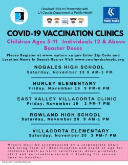RUSD Vaccine Clinics